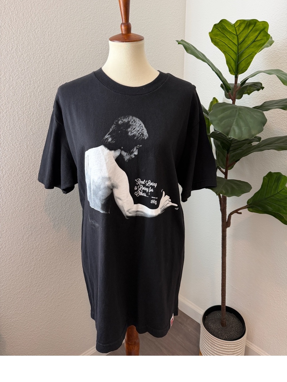 Vintage Aloha Army Bruce Lee “Real Living” Tee - Picture 12 of 15